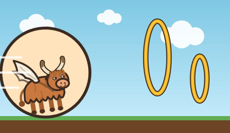 Flight Mode — swoop through the rings!